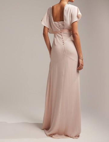Rochie lunga ASOS, roz pal