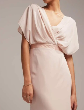 Rochie lunga ASOS, roz pal