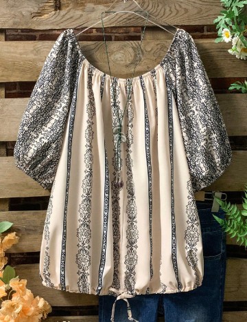
						Bluza SHEIN CURVE, crem
