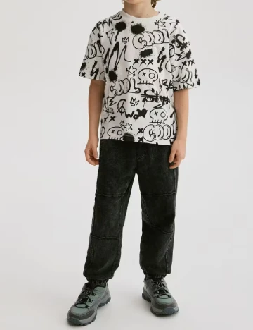 Pantaloni Reserved, negru