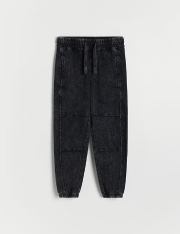 Pantaloni Reserved, negru