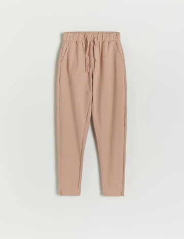 Pantaloni Reserved, roz pudra