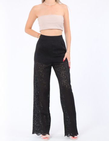Pantaloni the frolic, negru