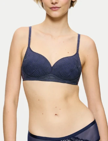 Sutien Triumph, bleumarin inchis Albastru