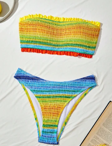 Costum de baie SHEIN, mix culori
