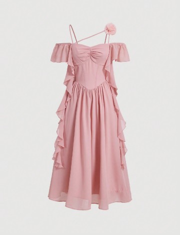 
						Rochie medie SHEIN, roz