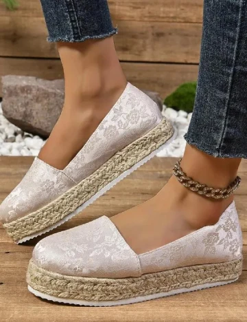 Espadrile SHEIN, crem