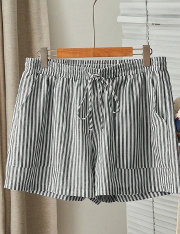 Pantaloni scurti SHEIN CURVE, gri