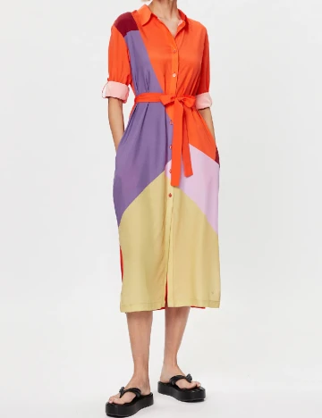 Rochie medie Triumph, mix culori Mix culori