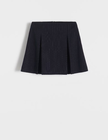 Fusta Reserved, negru/alb
