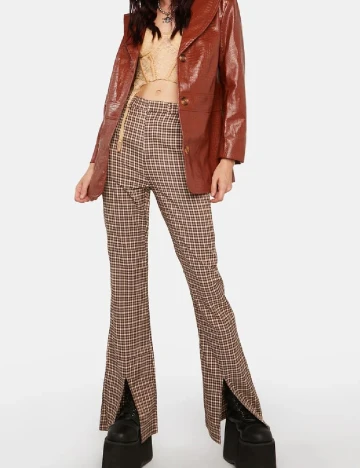 Pantaloni DAISY STREET, maro Maro