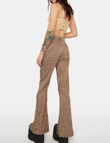 Pantaloni DAISY STREET, maro Maro