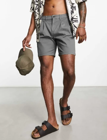 Pantaloni scurti ASOS, gri Gri