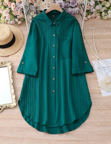 
						Rochie scurta SHEIN CURVE, verde