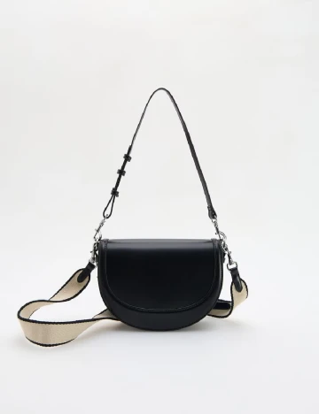 Geanta Reserved, negru Negru