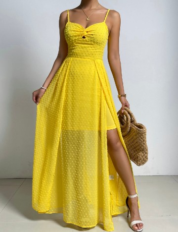 
						Rochie lunga SHEIN, galben