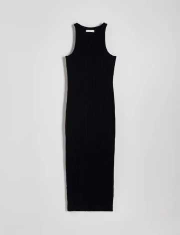 Rochie medie Reserved, negru Negru