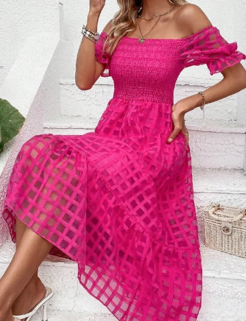 Rochie lunga SHEIN, roz