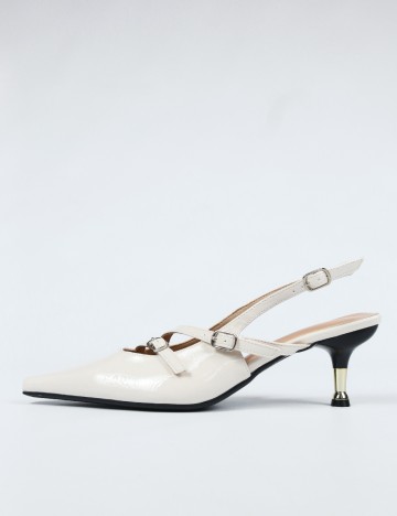 
						Pantofi SHEIN, ecru