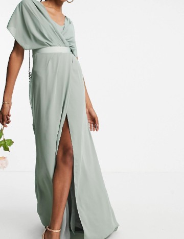 Rochie lunga ASOS, verde