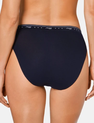 Set chiloti 2 perechi Sloggi by Triumph, bleumarin Albastru