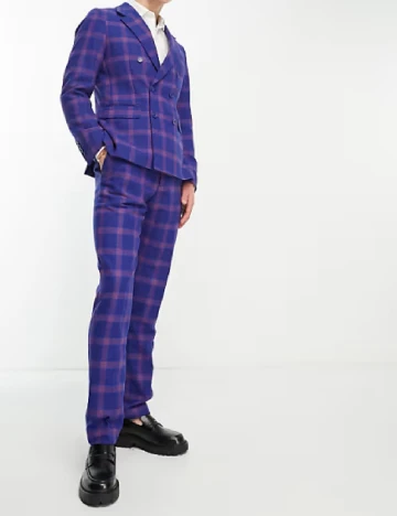 Pantaloni Devil s Advocate, albastru Albastru