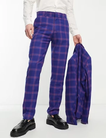 Pantaloni Devil s Advocate, albastru Albastru
