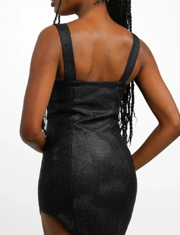 Rochie medie Labelrail x Juliette Foxx, negru Negru