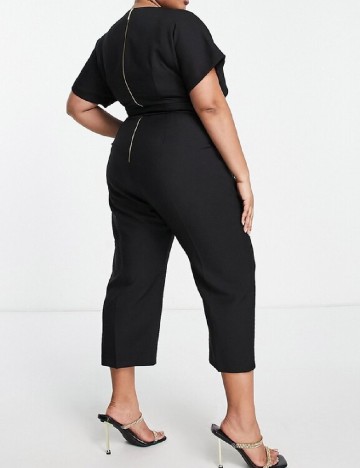 Salopeta Closet London Curve, negru