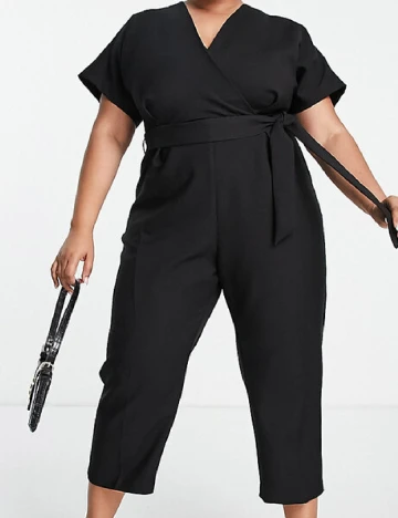 Salopeta Closet London Curve, negru
