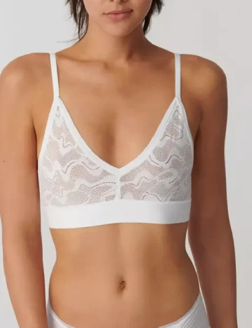 Bustiera Sloggi by Triumph, alb Alb