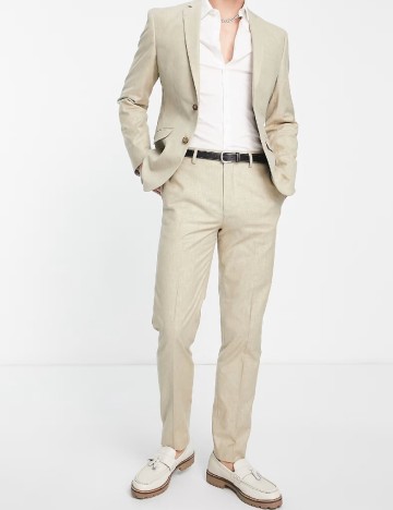 
						Pantaloni ASOS, crem