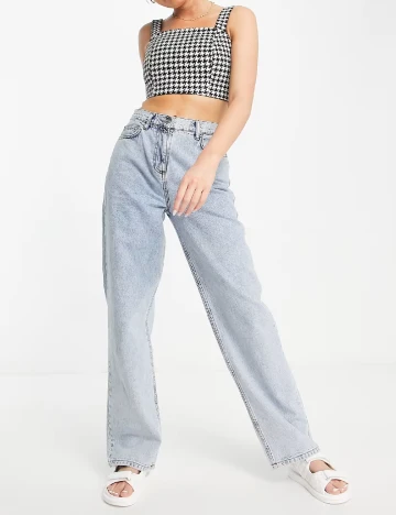 Top Miss Selfridge, alb/negru Alb