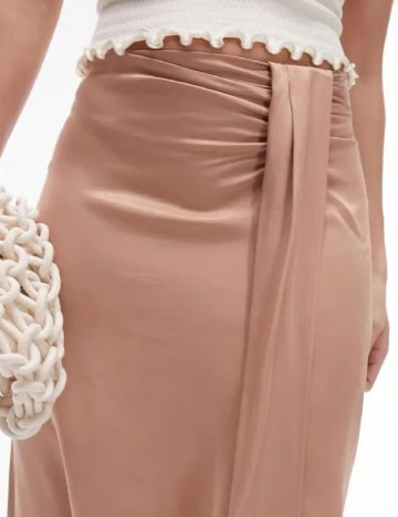 Fusta Top Shop, maro
