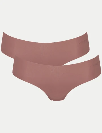 Set chiloti 2 perechi Sloggi by Triumph, roz pudra inchis Roz