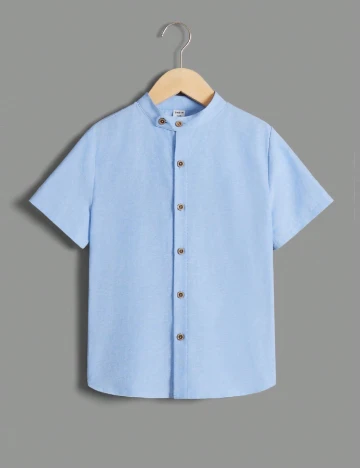 Camasa Shein Kids, albastru Albastru