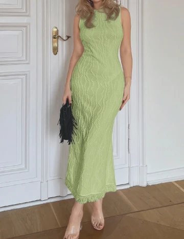 Rochie lunga SHEIN, verde