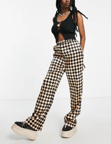 Pantaloni Heartbreak, crem Crem
