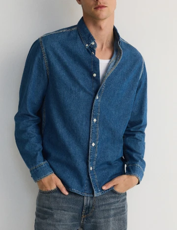 Camasa Reserved, albastru