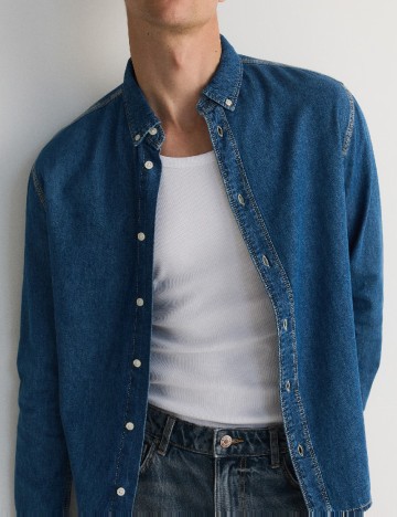 Camasa Reserved, albastru