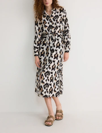 Rochie medie Reserved, animal print