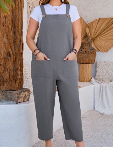 
						Salopeta Emery Rose Curve, gri