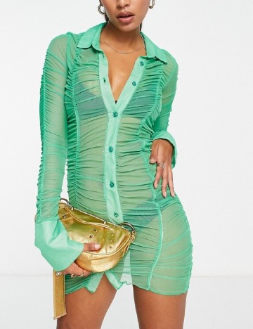 
						Rochie scurta AsYou, verde
