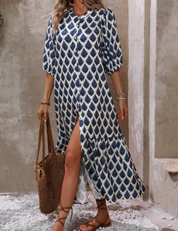 
						Rochie lunga SHEIN, albastru