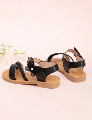 Sandale Shein Kids, negru