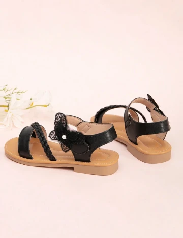 Sandale Shein Kids, negru