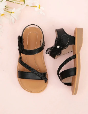 Sandale Shein Kids, negru
