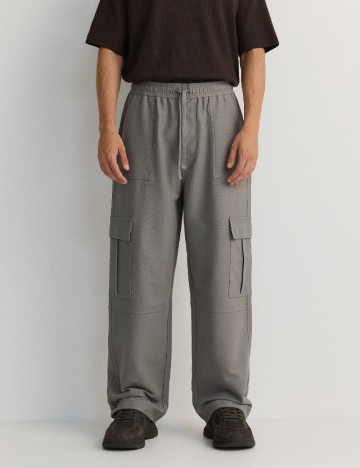 Pantaloni Reserved, gri