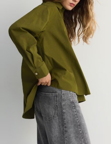 Camasa Oversize Reserved, verde