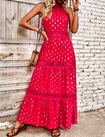 
						Rochie lunga SHEIN, rosu